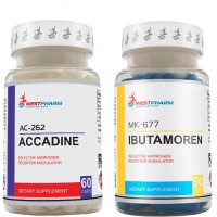Курс на качественную массу, силу и выносливость Accadine + Ibutamoren (WestPharm)