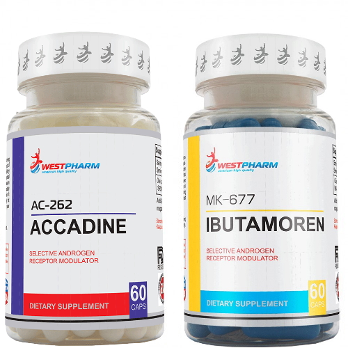 Курс на качественную массу, силу и выносливость Accadine + Ibutamoren (WestPharm),