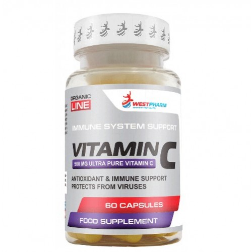 Vitamin C  (60капс/500мг) (WestPharm),