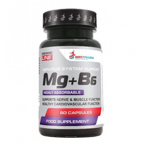 Mg+B6 (60капс) (WestPharm),