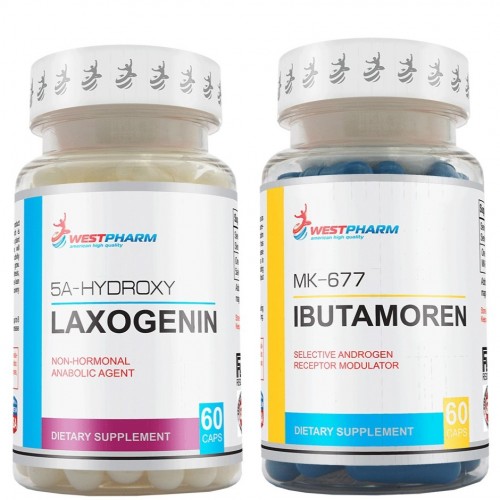 Курс на мышечную массу Laxogenin + Ibutamoren (WestPharm)