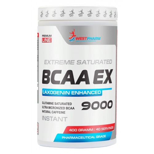 BCAA EX with Laxogenin (400 гр) (45 порц) (WestPharm),