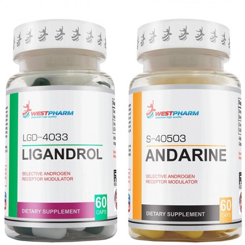Курс на рельеф и качественную массу Ligandrol + Andarine (WestPharm),